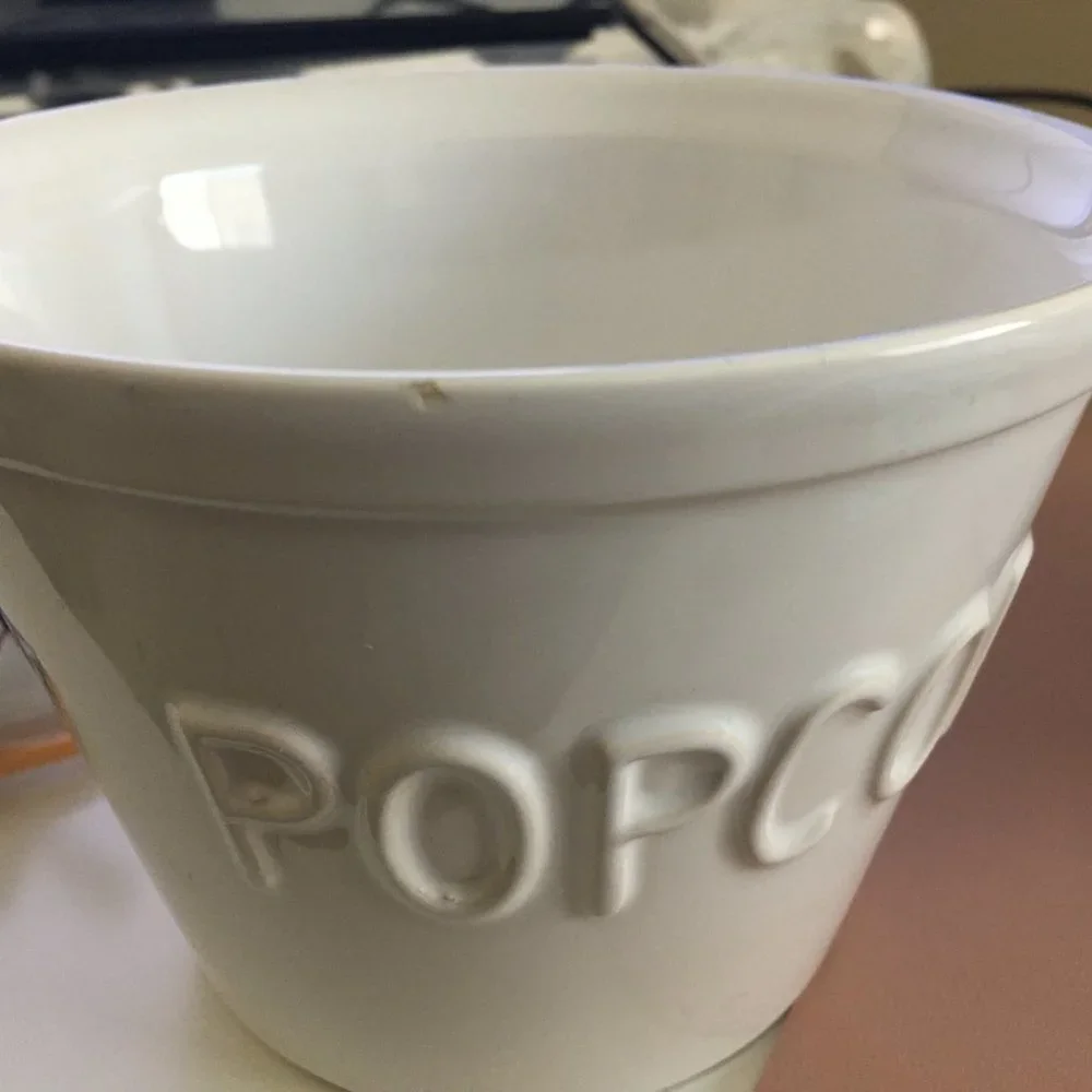 Original 1st Release of Crate & Barrel “Popcorn” Bowls Set of 2 (early 2000s)